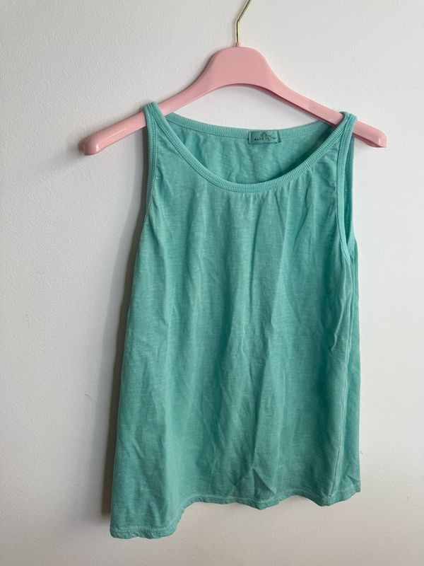 Camiseta verano turquesa 