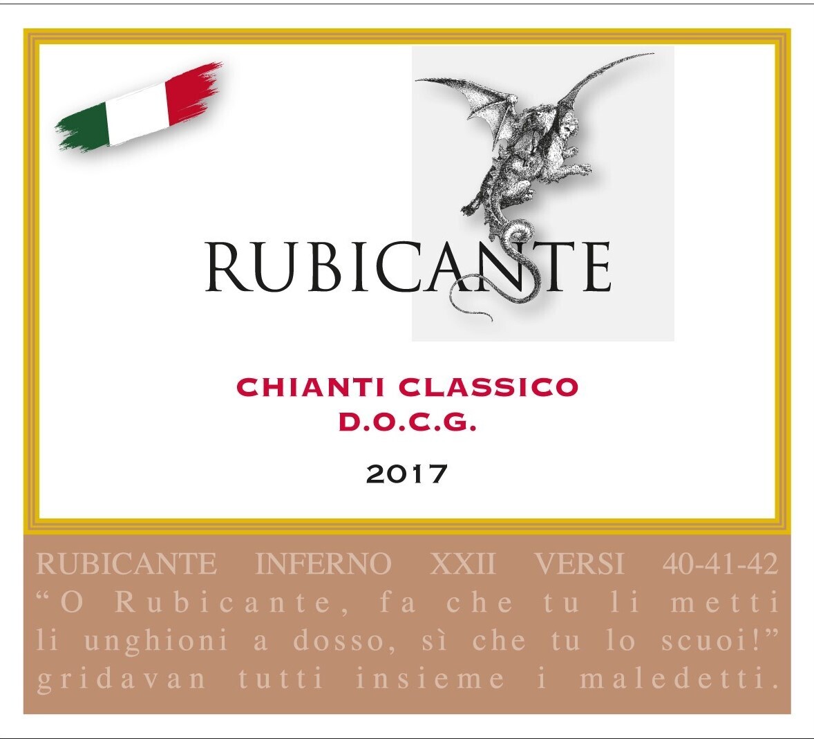RUBICANTE 2019 CHIANTI CLASSICO RISERVA  D.O.C.G.
