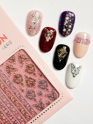 Charmicon 3D Silicone Stickers #153 Jewels