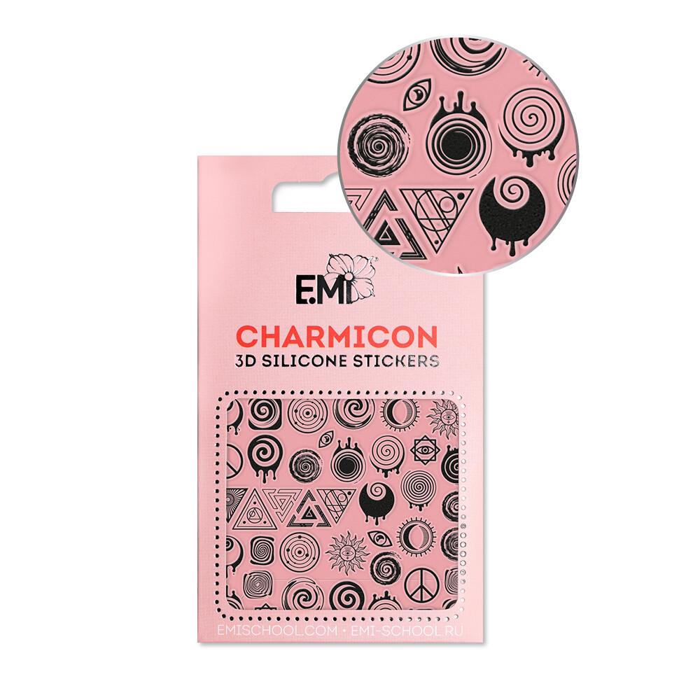 Charmicon 3D Silicone Stickers #145 Optical Print