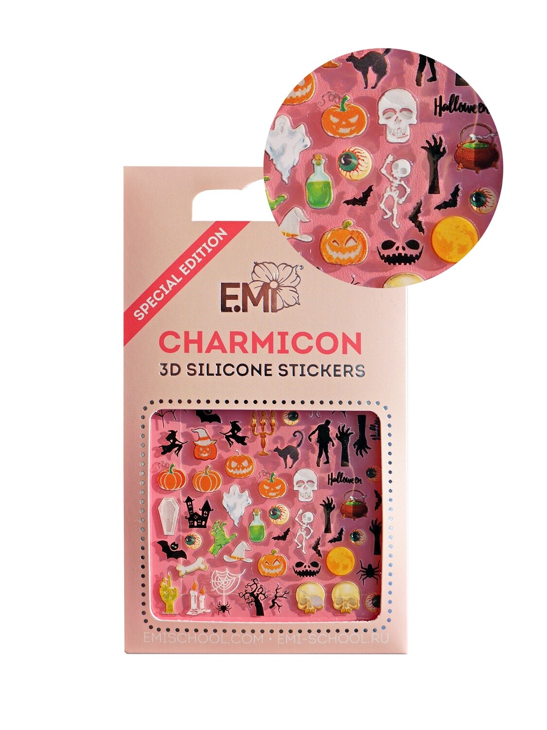 Charmicon 3D Silicone Stickers Halloween