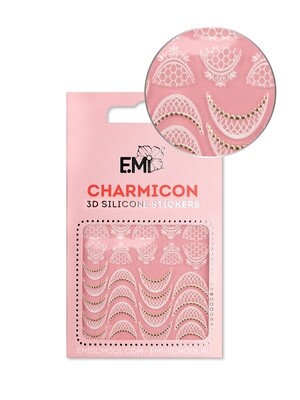 Charmicon 3D Silicone Stickers #108 Lace Lunula