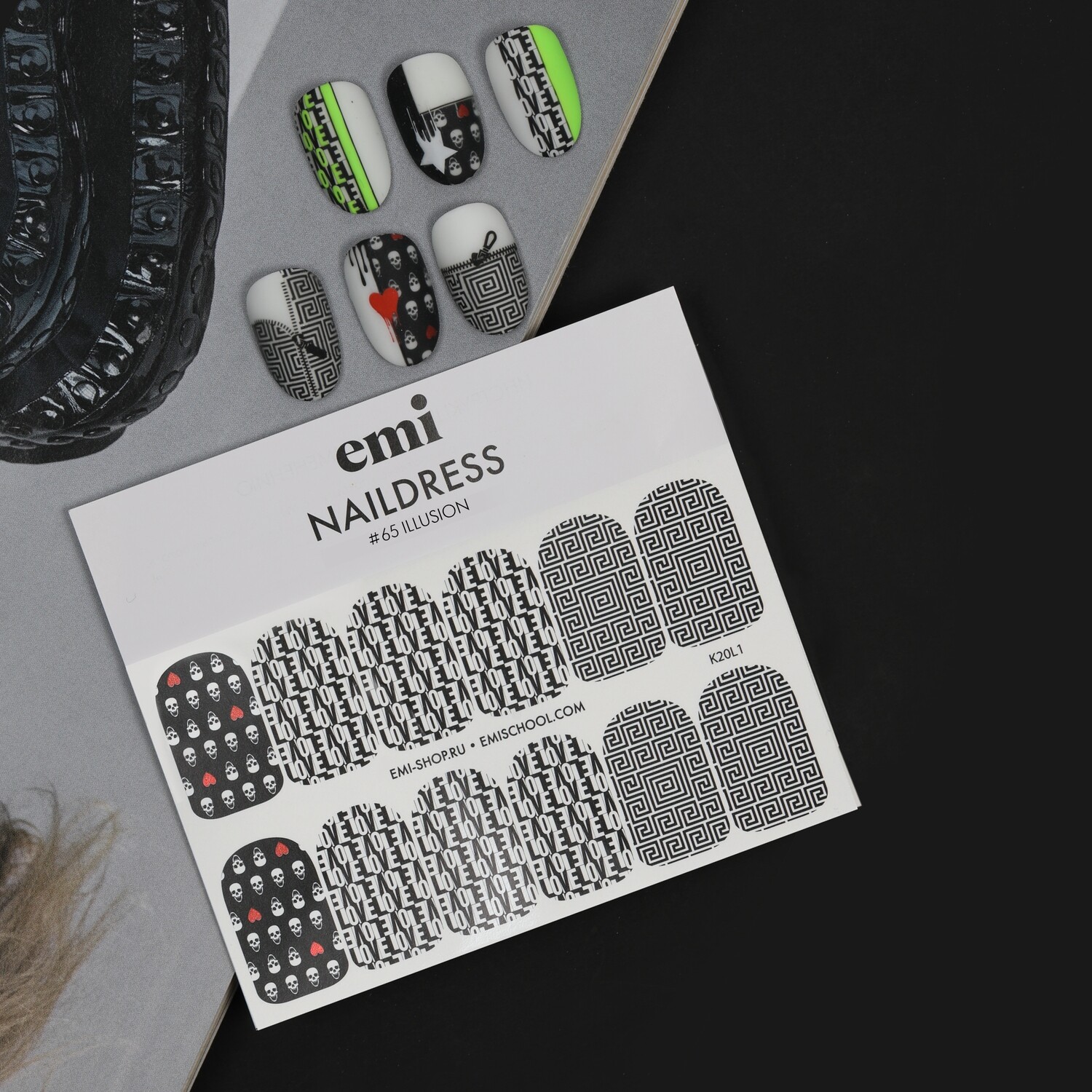 Naildress Slider Design #65 Illusion