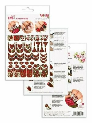 Naildress Slider Design Red Roses