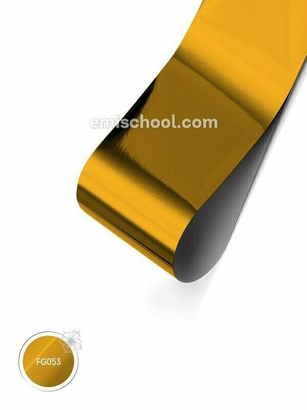 Foil glossy Yellow Copper