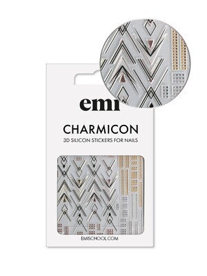 Charmicon 3D Silicone Stickers 194 Graceful Geometry
