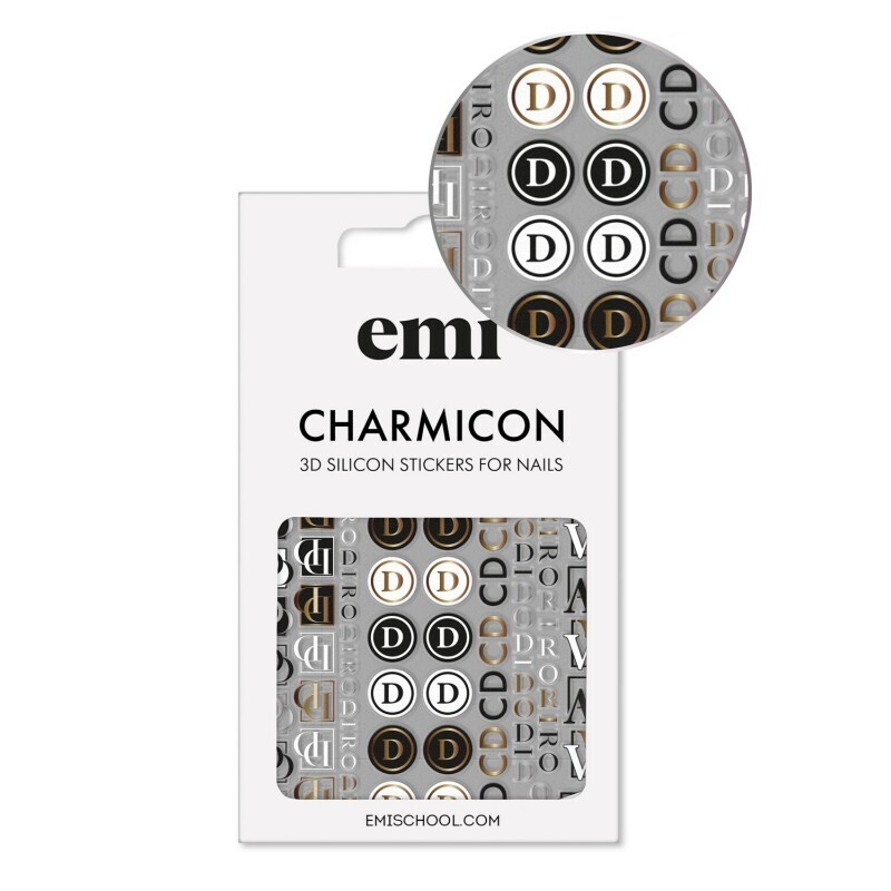 Charmicon 3D Silicone Stickers 186 Logomania