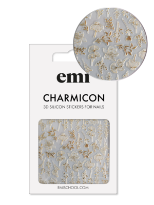 Charmicon 3D Silicone Stickers #190 Autumn Tenderness_Gold