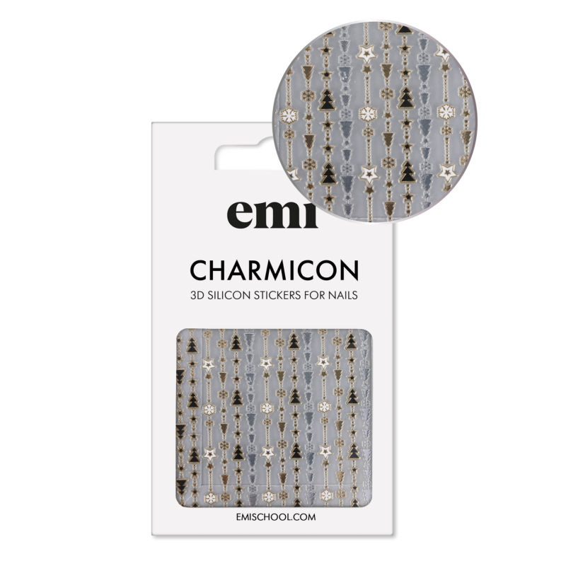 Charmicon 3D Silicone Stickers 200 Garland