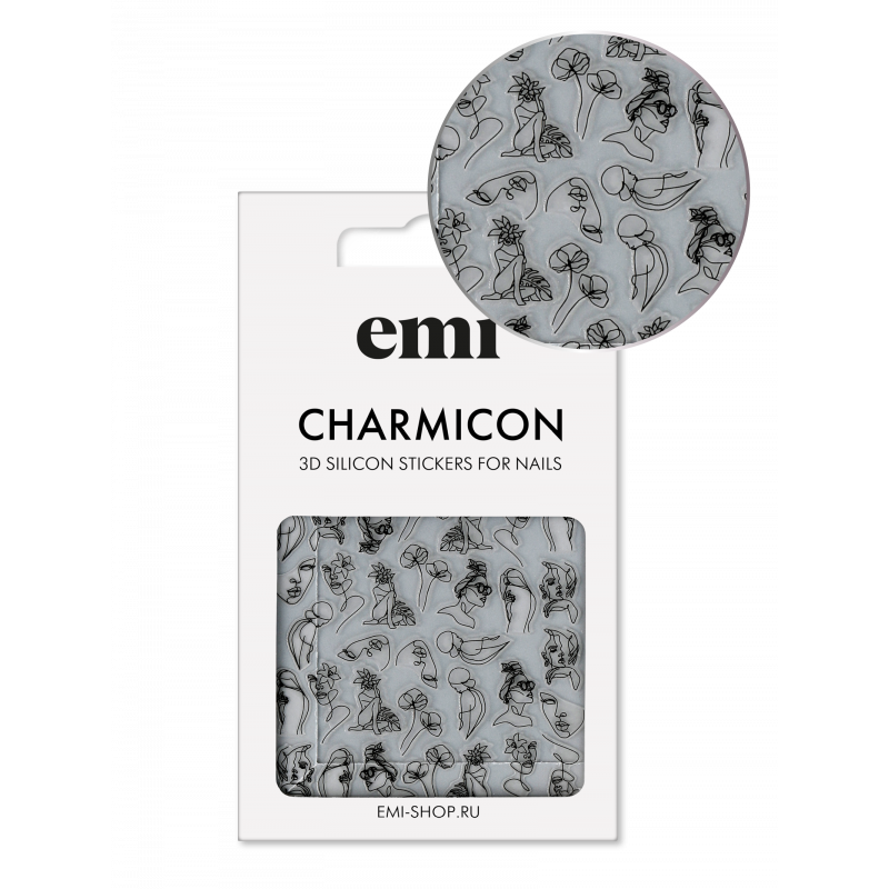 Charmicon Silicone Stickers 209 Feminine