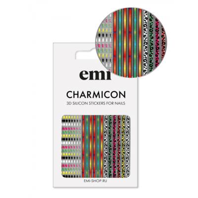 Charmicon Silicone Stickers 206 Colored Lines