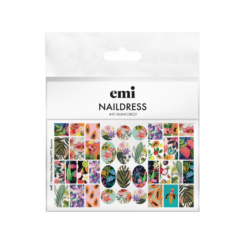 Naildress Slider Design Nr. 91 Rainforest