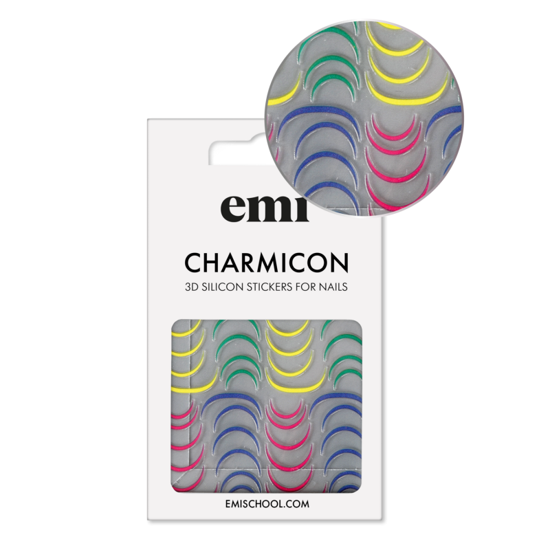 Charmicon Silicone Stickers 205 Bright Lunula