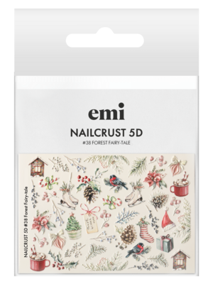 NAILCRUST 5D Nr. 38 Forest Fairy-tale