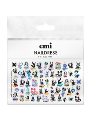 Naildress Slider Design #104 Cheeky Print
