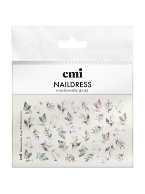 Naildress Slider Design #106 Romantic Leaves