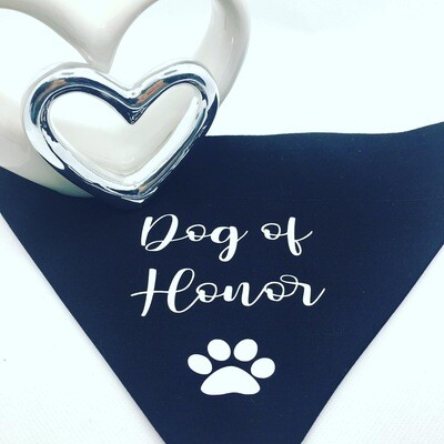 Dog of Honor Wedding Bandana