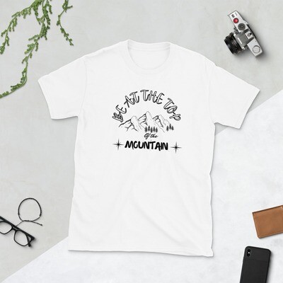 top of the mountain  black Tshirts 