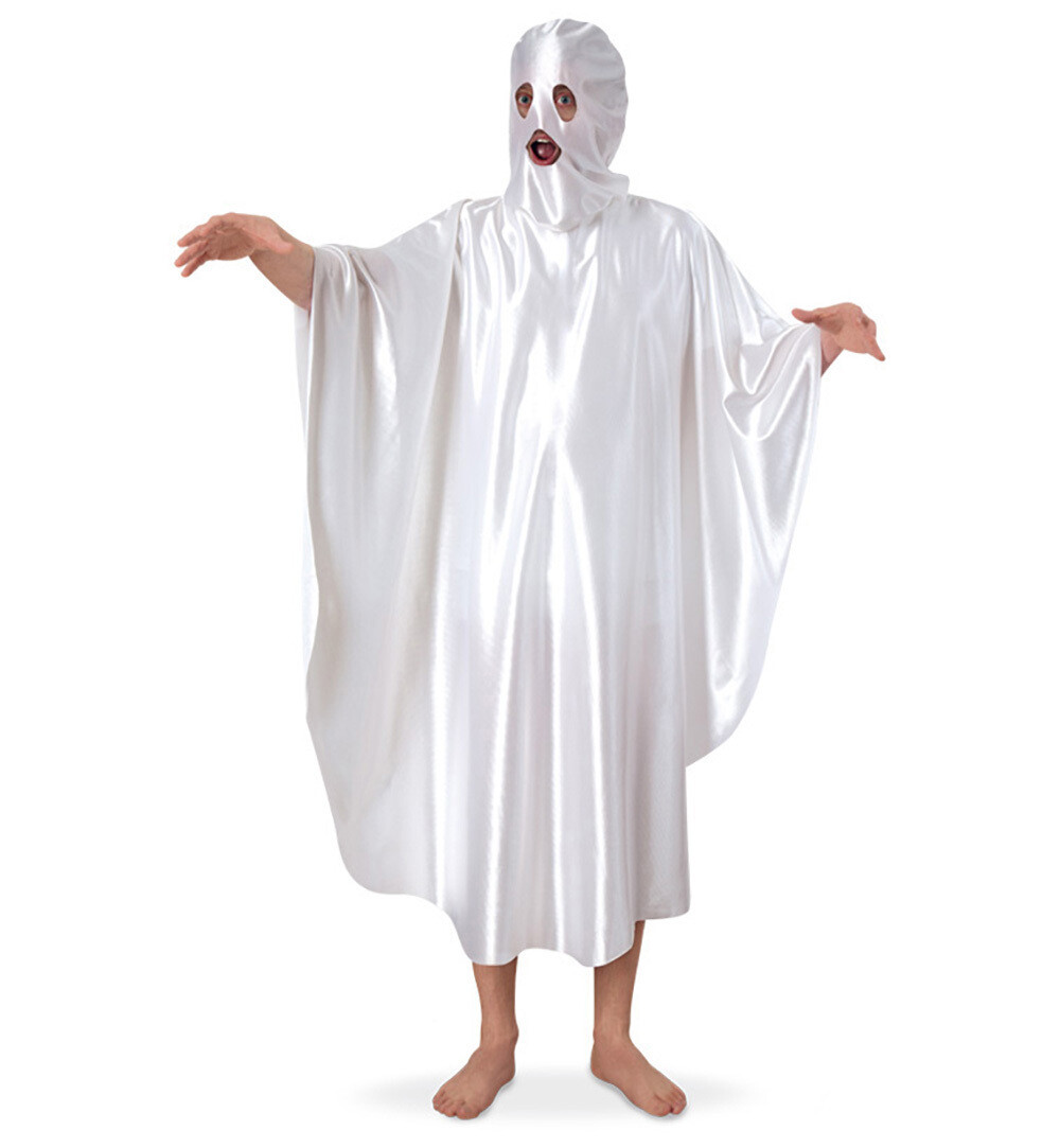 narrenwelt Kostüm Poltergeist Umhang + Haube Halloween Kostüm Gespenst 1510  PB für Erwachsene XXL