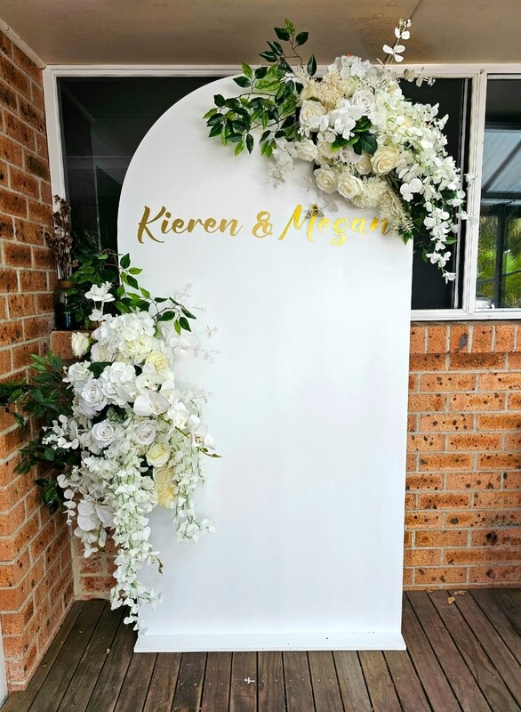 Arch Backdrop - Floral Design