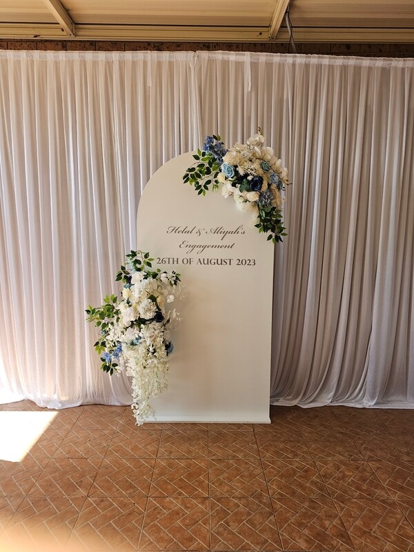 Arch Backdrop - Floral Design