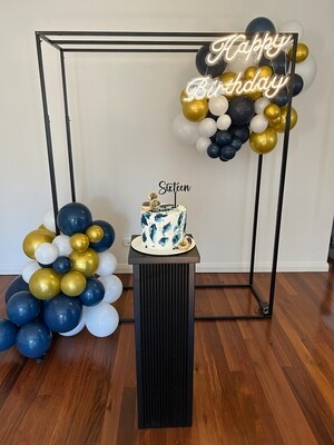 Rectangular Hoop 3D Backdrop - Balloon Garland