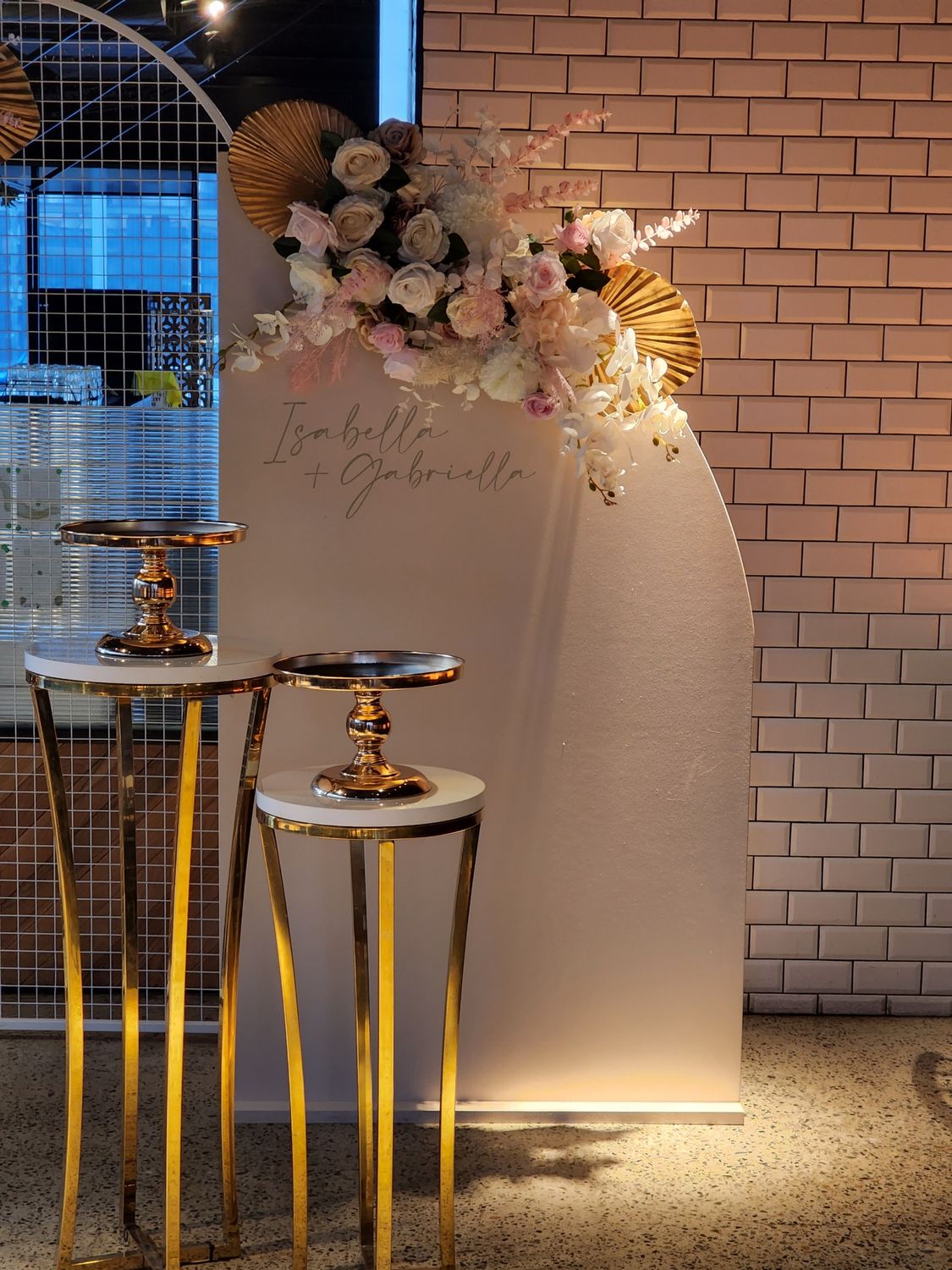 Sail Backdrop - Floral Design