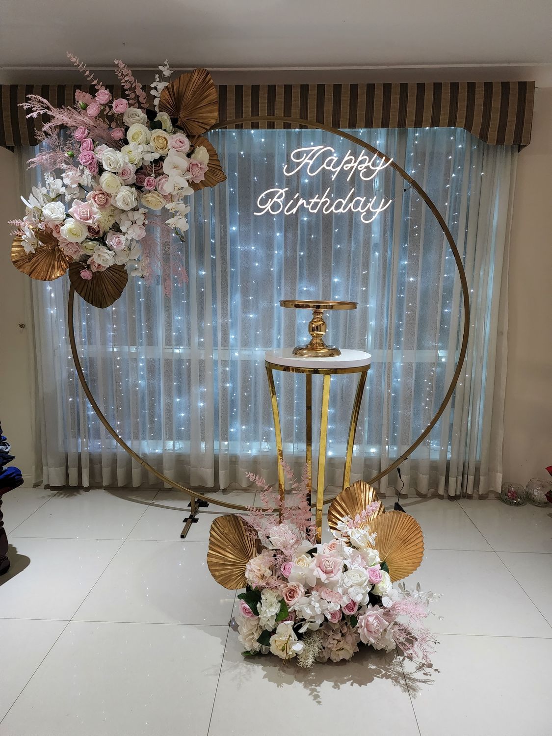 Round Hoop Backdrop - Colours Available