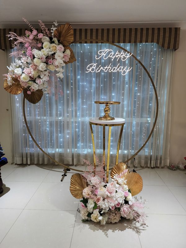 Round Hoop Backdrop - Colours Available