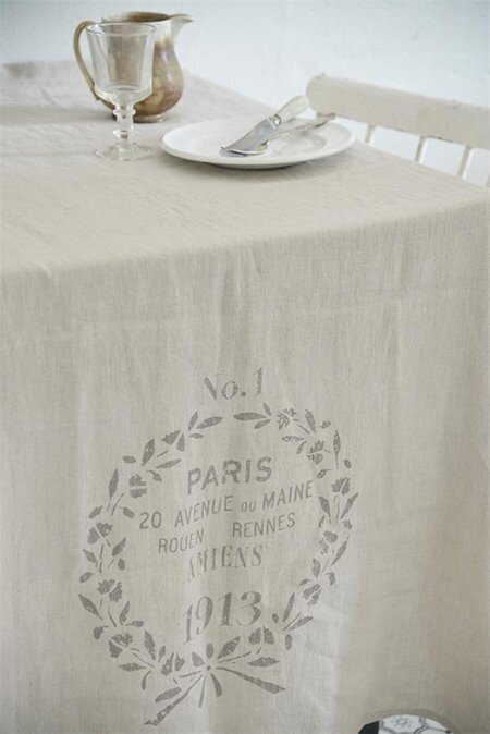 Pure Linen Tablecloth 'Amiens'