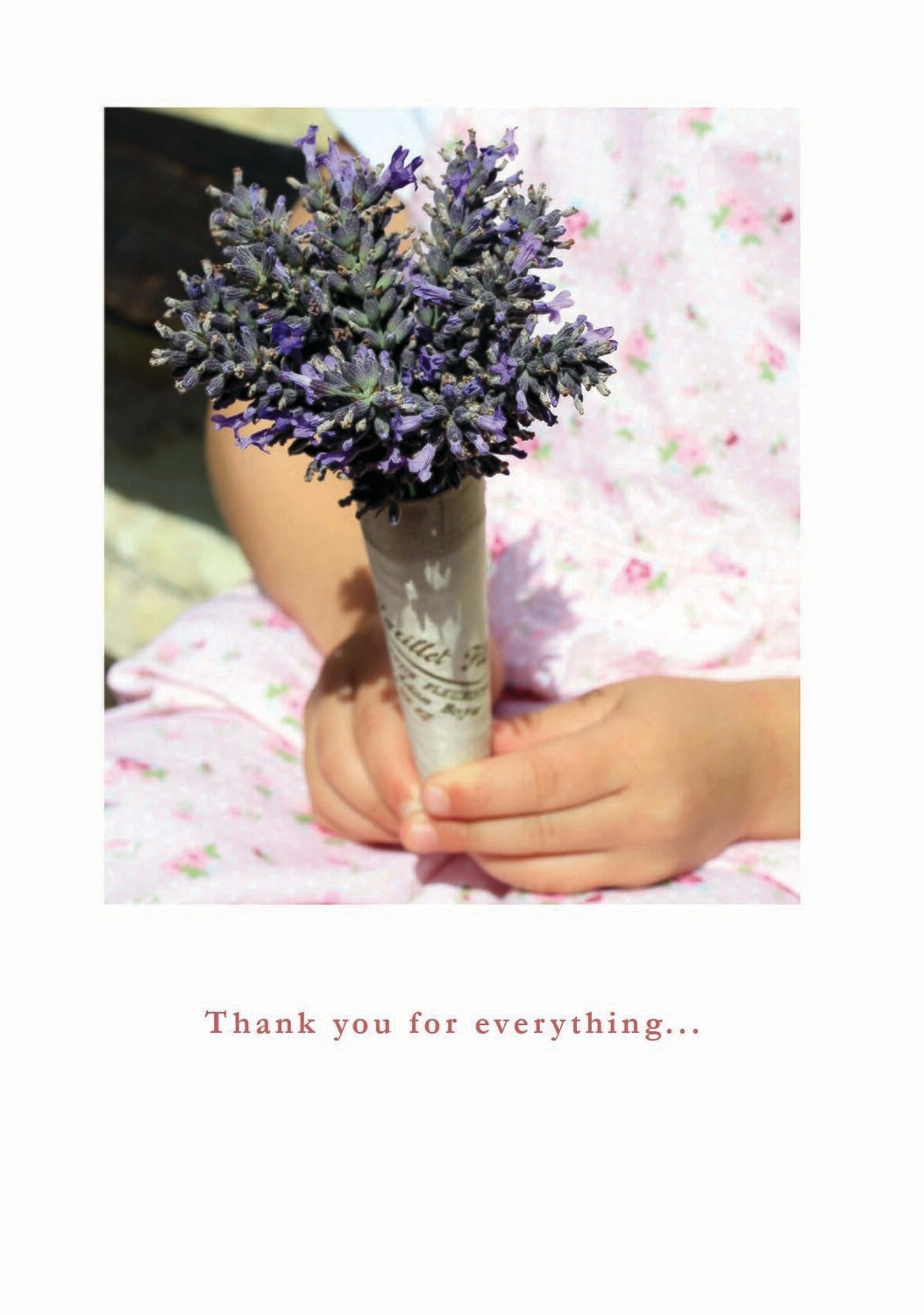 Greeting Card U Thank You For Everything