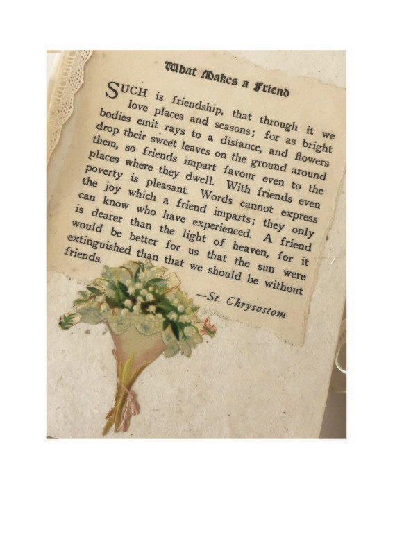 Greeting Card B What Makes A Friend