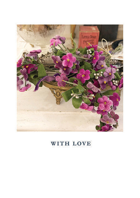 Greeting Card C Violets