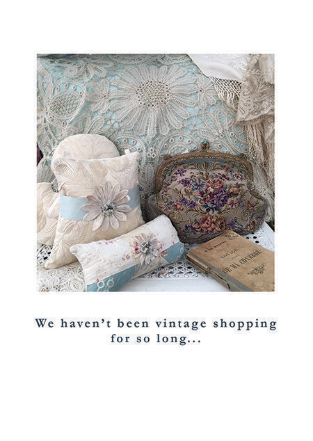 Greeting Card D Vintage Shopping