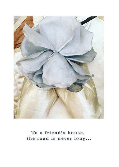 Greeting Card E To A Friend's House