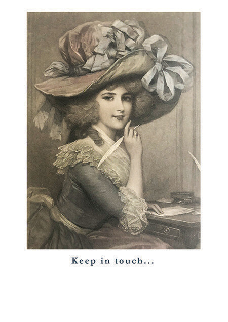 Greeting Card K Keep In Touch