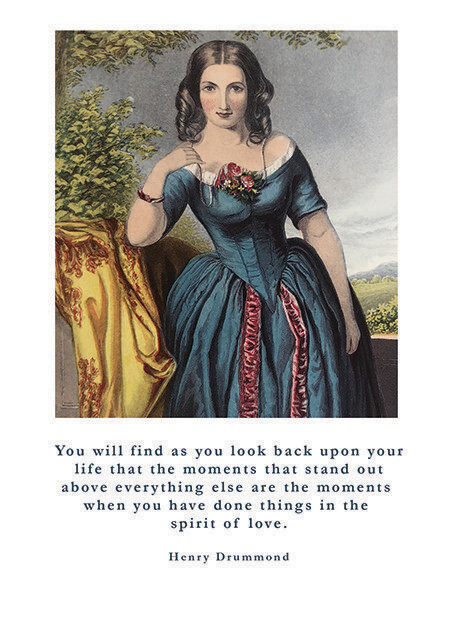 Greeting Card L Henry Drummond Quote