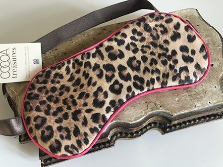 Silk Sleep Mask Leopard Print