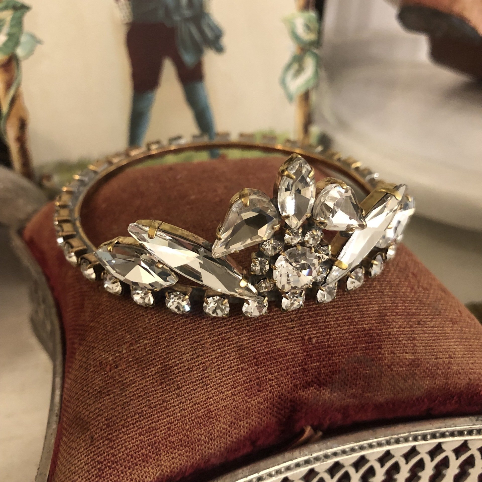 Handmade Miniature Crystal Tiara