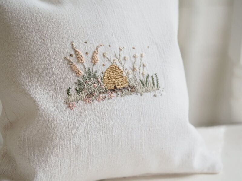 Vintage Beehive Embroidery Kit