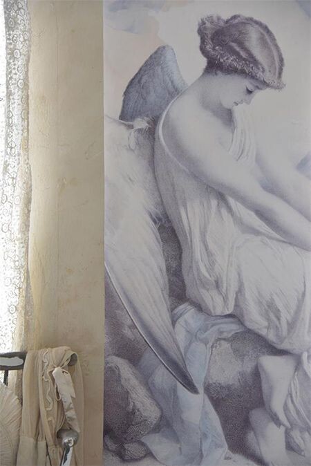 Wall Poster Fallen Angel Blue 60cm x 240cm