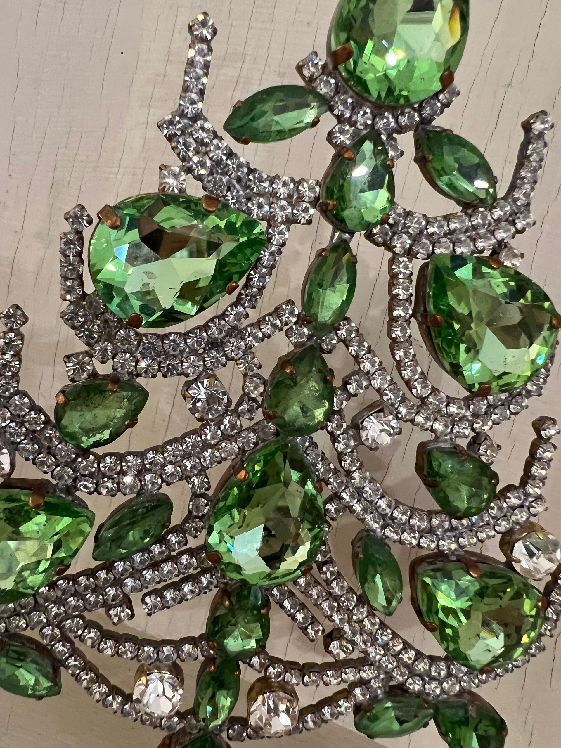 Handmade Glass Christmas Tree Pale Green