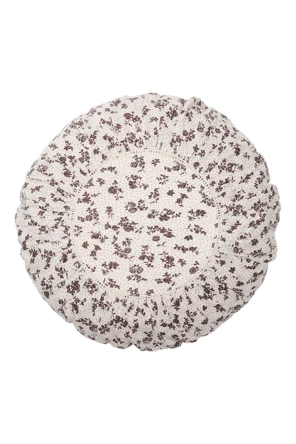 Femme Facon Anne-Mi Hazel Print Quilted Cushion Round