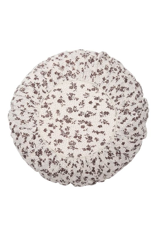 Femme Facon Anne-Mi Hazel Print Quilted Cushion Round