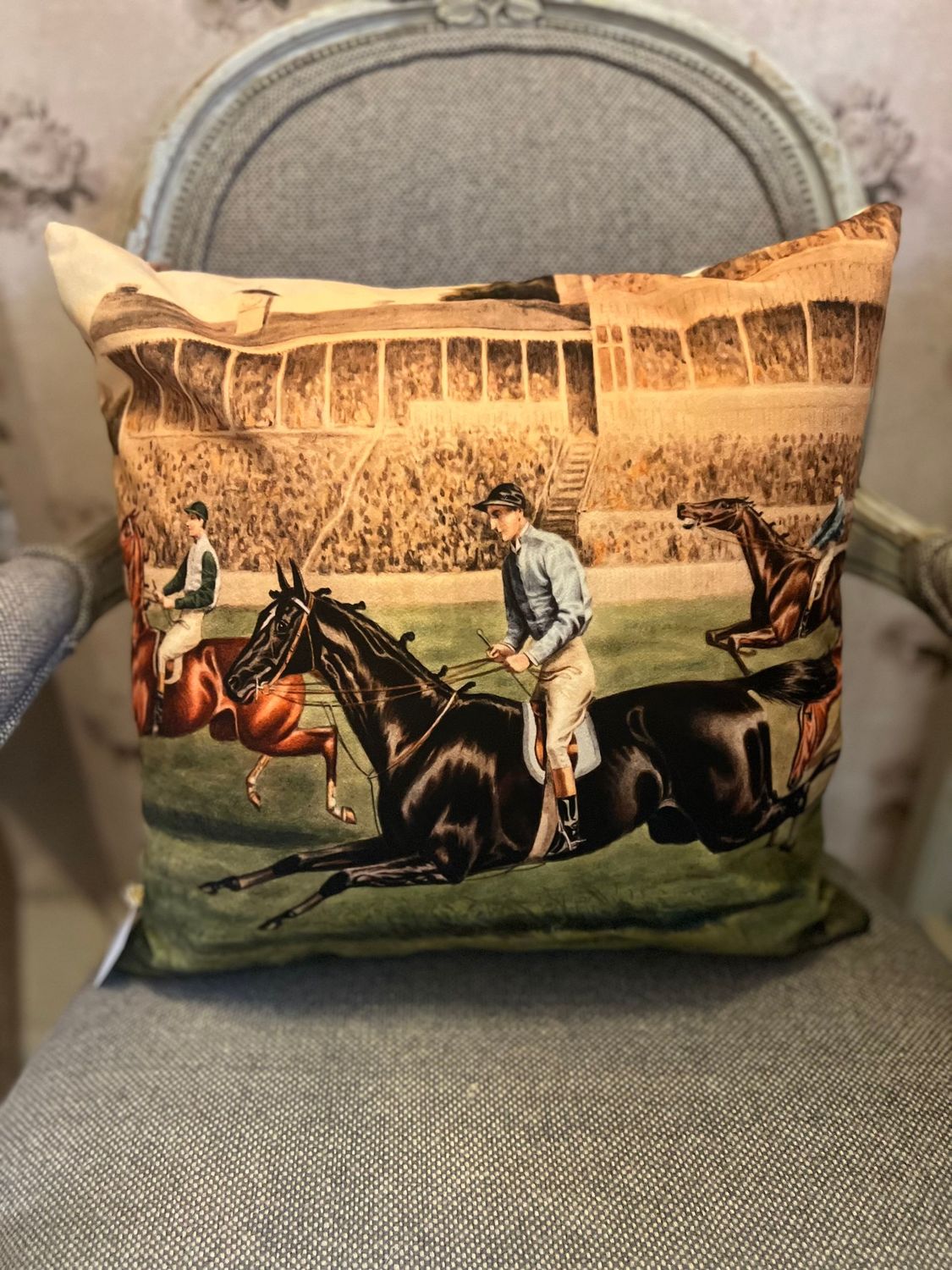 Velvet Square Cushion Parade