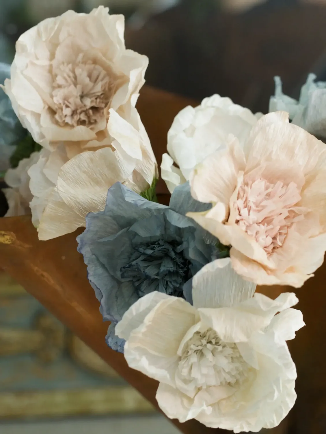 Handmade Paper Single Stem Flowers