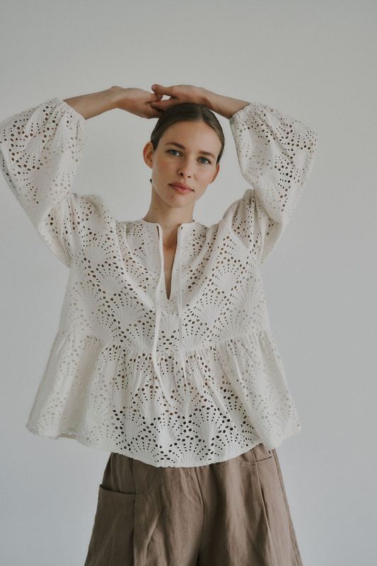 Anne-Mi Harmony Cotton Blouse