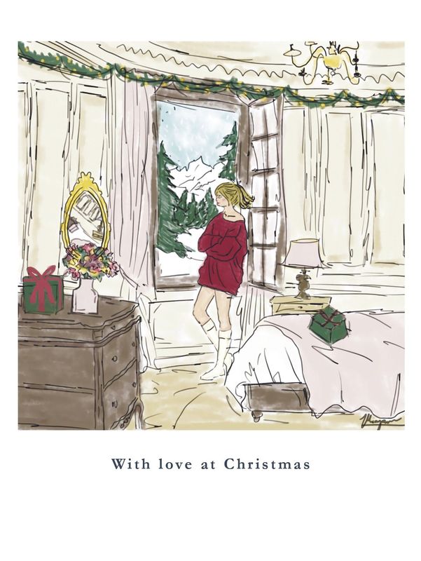 Greeting Card Christmas Morning