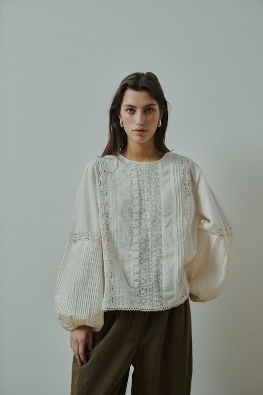 Anne-Mi Jasmin Cotton Blouse
