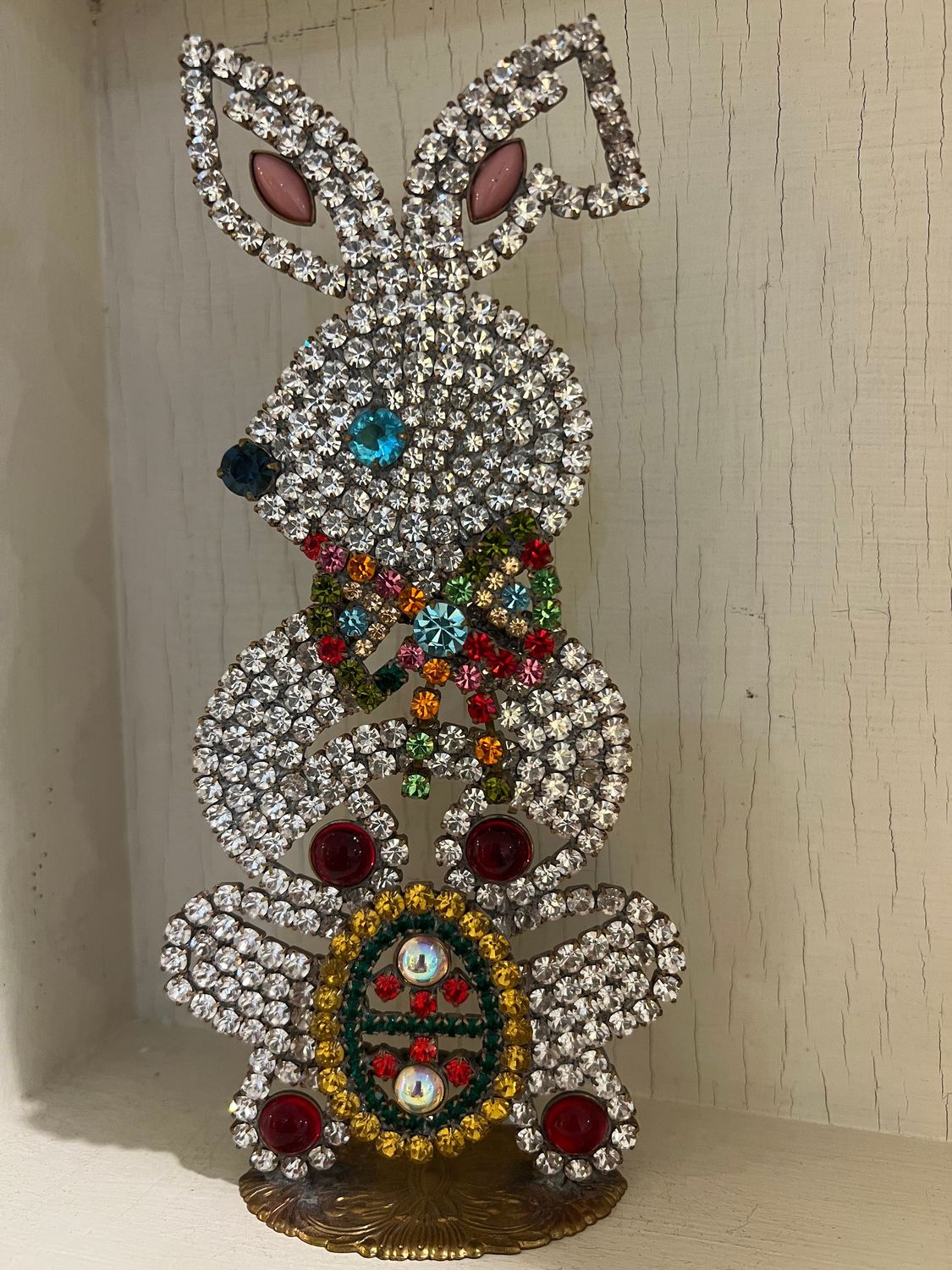 Handmade Crystal Easter Bunny Decoration B Handmade Crystal Easter Bunny Decoration B